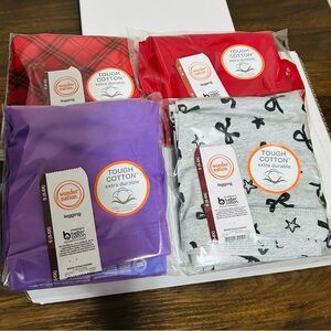 Wonder Nation Girls Tough Cotton Leggings - 4- pack